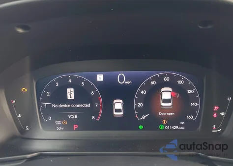 2025 Honda Accord Lx из США, поврежденный, VIN 1HGCY1F2XSA021831